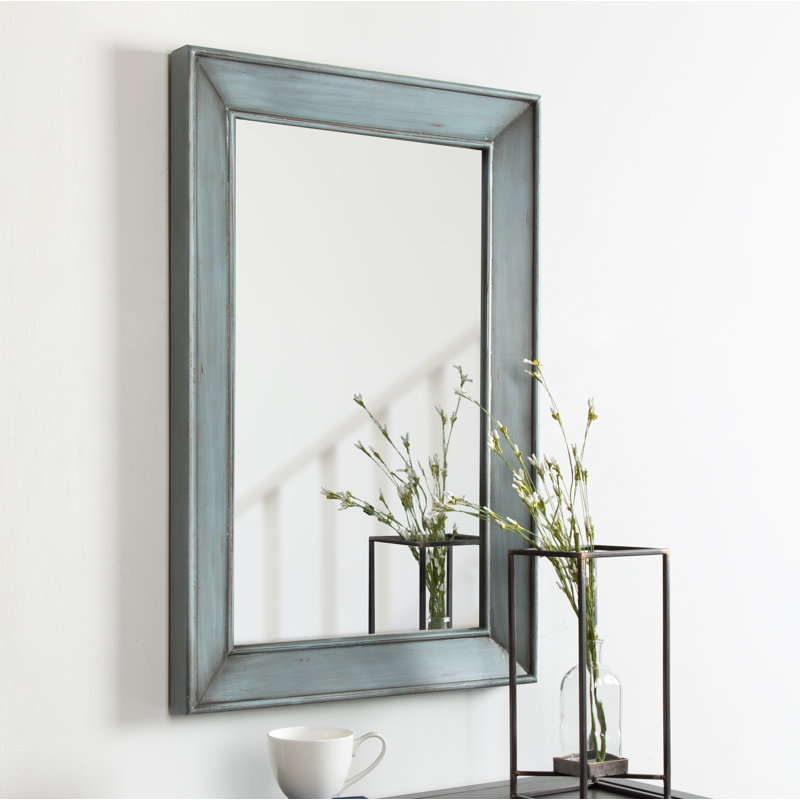Highland Dunes Knox Wooden Coastal Framed Accent Wall Mirror & Reviews